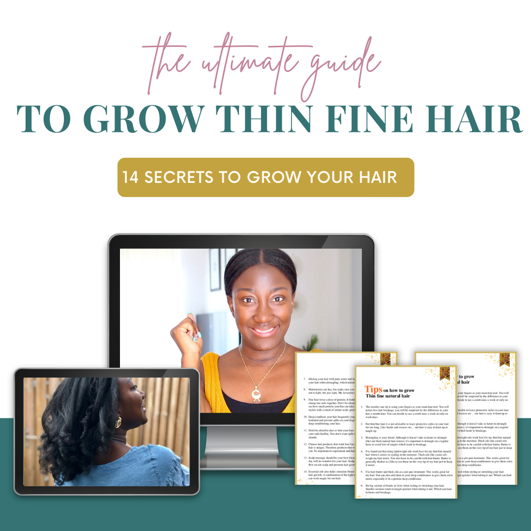 how to grow thin fine natural hair